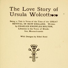 <cite>The Love Story of Ursula Wolcott</cite>